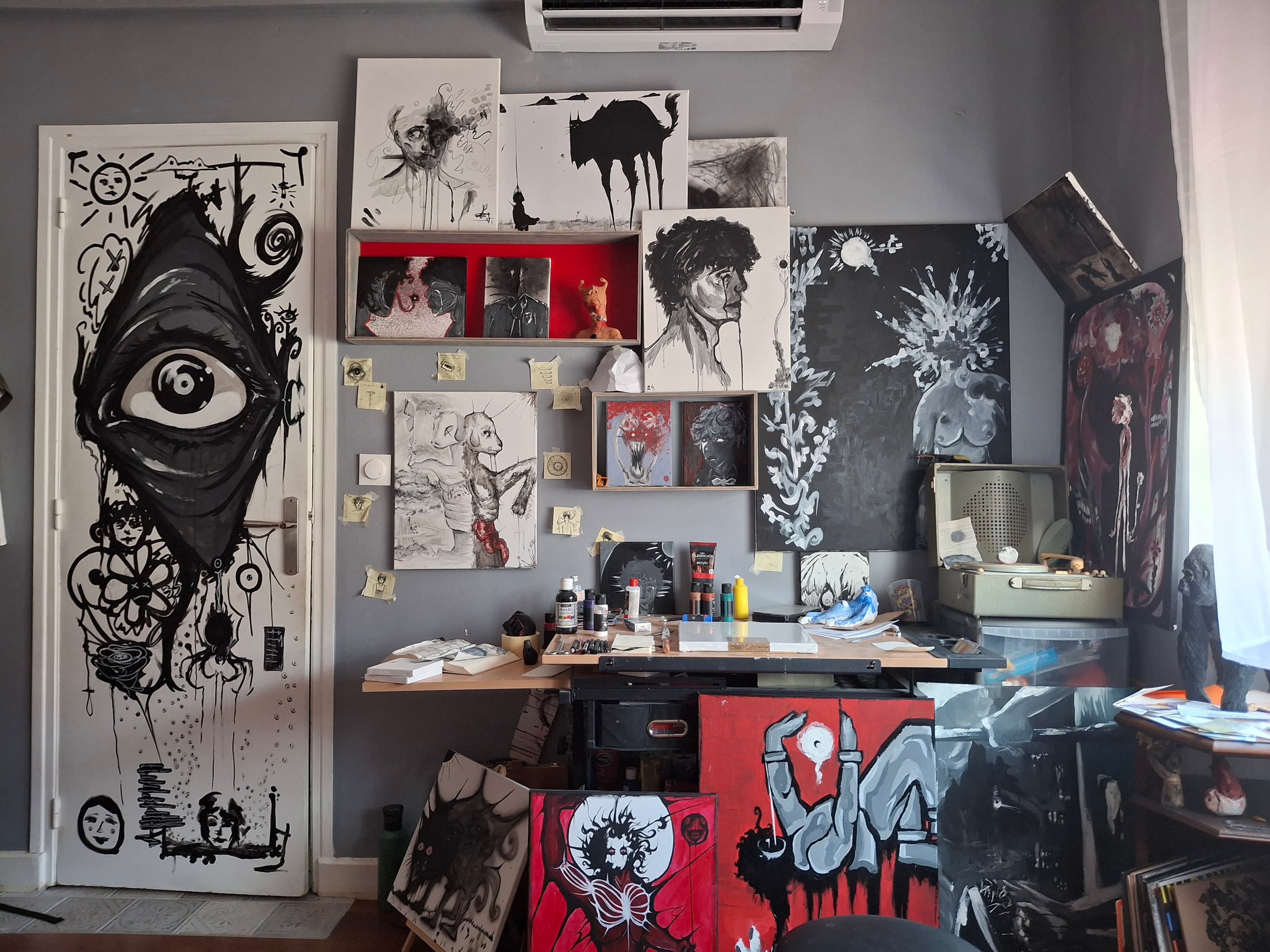 L'atelier de Léo-Paul Sorin — vue 1